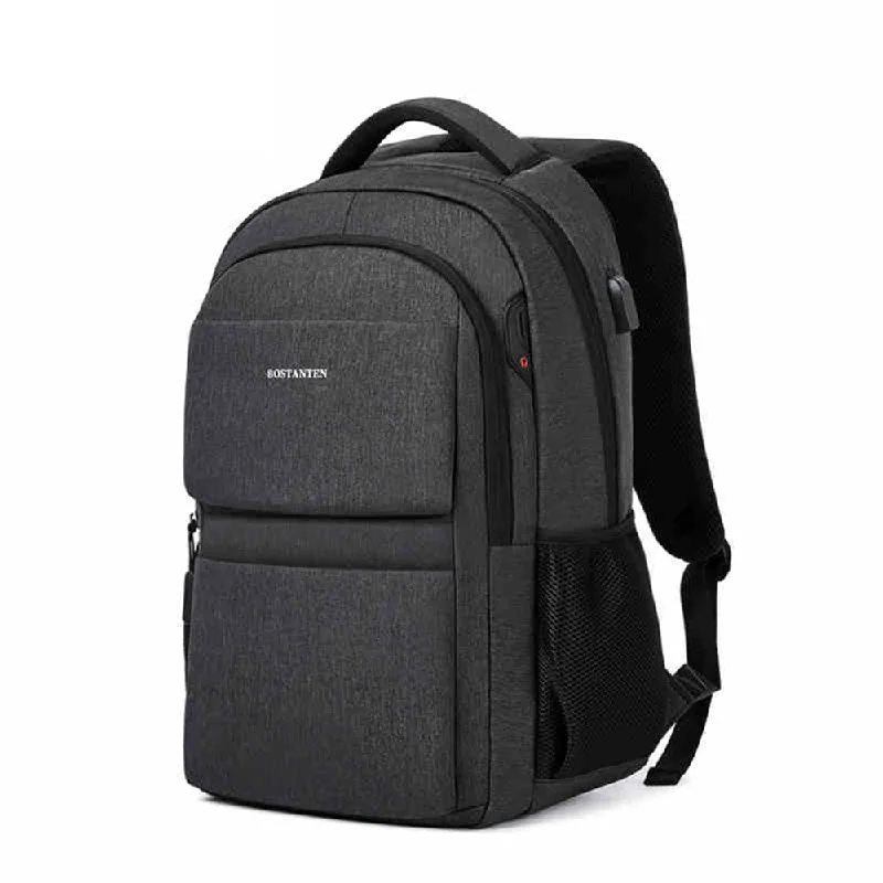 Men's student backpack with organized compartments for books and suppliesAxel Business Laptop Backpack with USB Charging Port