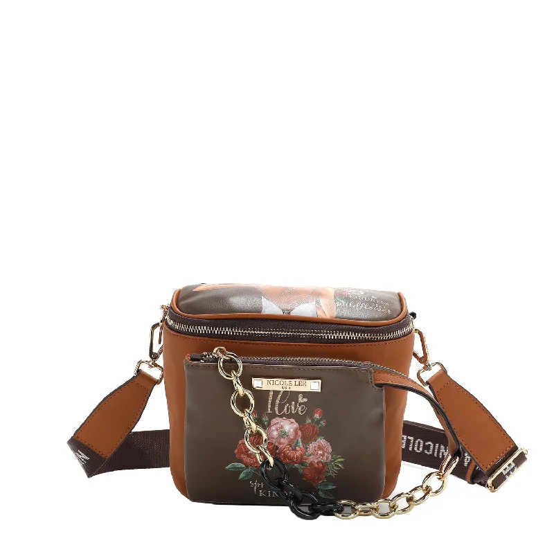 Men's crossbody bag made from recycled materials for eco - friendly usersBLIND DATE BELT BAG CROSSBODY