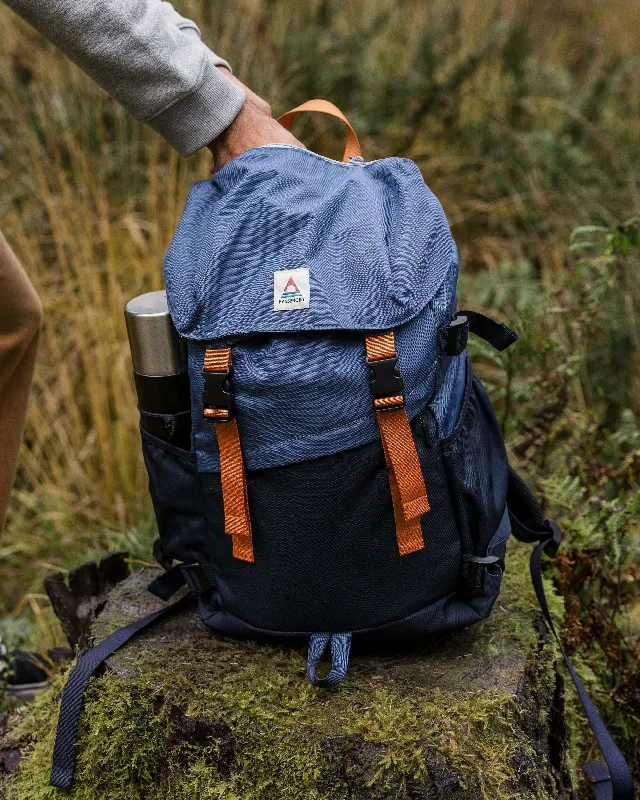 Men's large-capacity waterproof nylon backpack for multi-day hikingBoondocker Recycled 26L Backpack - Dark Denim/ Deep Navy