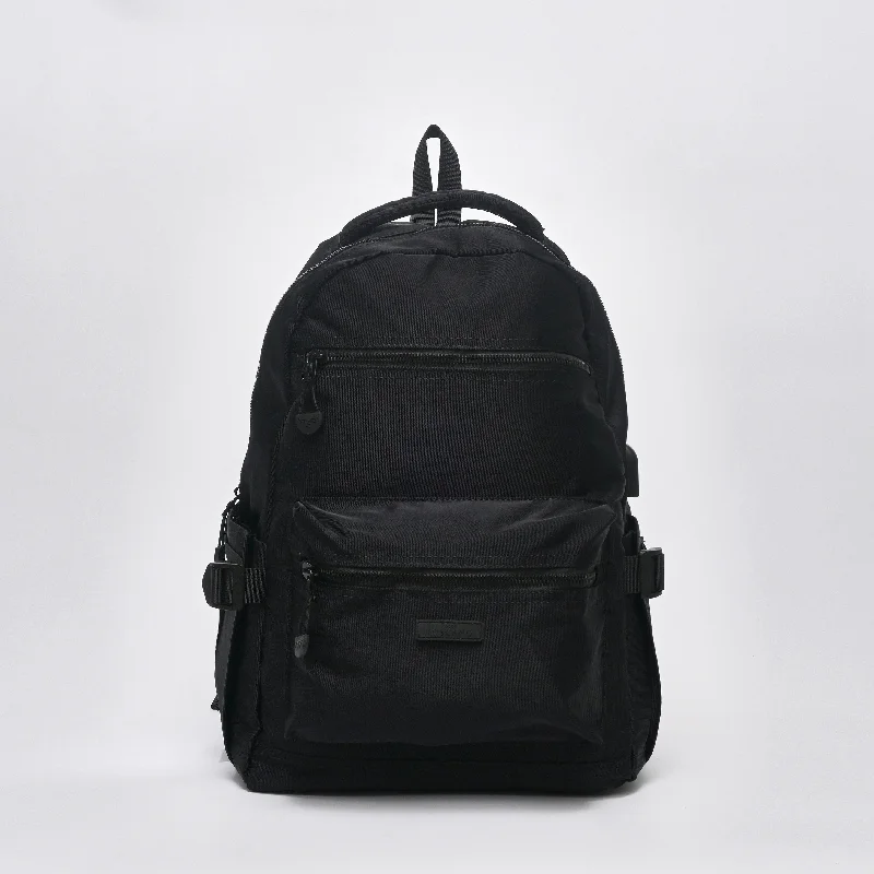 Men's backpack with a reflective strip for night-time visibilityCasual laptop backpack with zipper pockets - TGBP1533NN3BK3