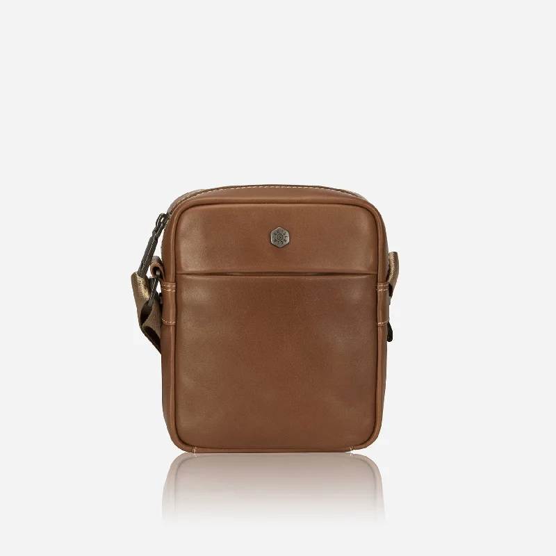 Men's crossbody bag made from recycled materials for eco - friendly usersCompact Crossbody Organiser