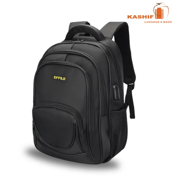 Men's backpack with a separate shoe compartment for gym-goersEffilo Men's Leisure Travel Computer Backpack - KBM501