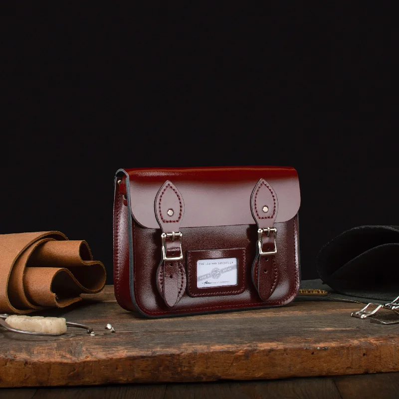 Women's leather satchel with a hand-stitched edge for a premium lookFestival Leather Satchel Bag