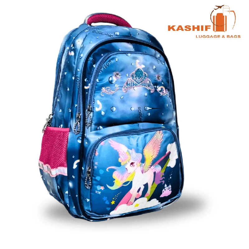 Men's smart backpack with integrated tracking device for securityUnicorn Girls School Backpack Grade 7 to 8-GB086S