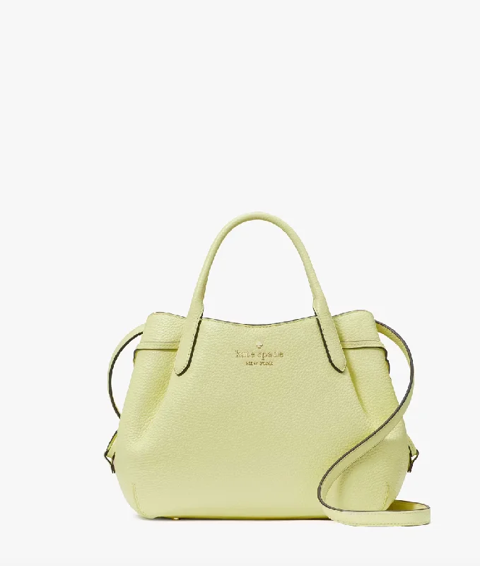 Canvas men's crossbody bag with a rustic, casual styleKate Spade Dumpling Small Satchel In Tennis Ball Yellow - New Color