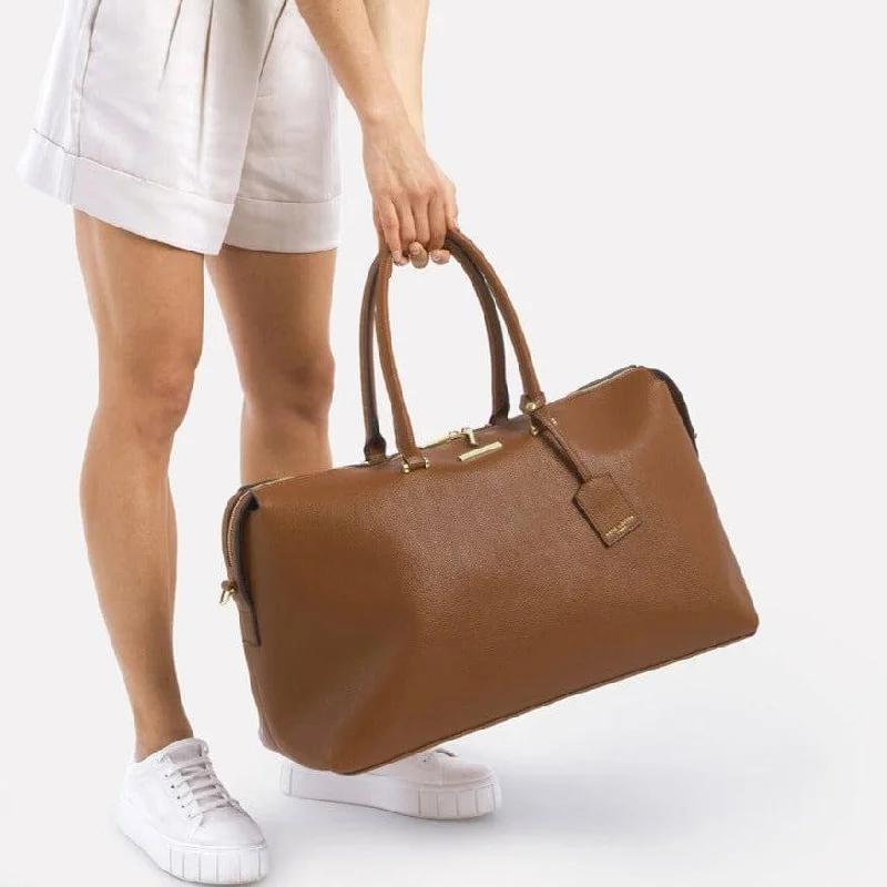 Canvas duffel bags with reinforced corners for increased durabilityKensington Weekend Duffel Bag Large - Cognac