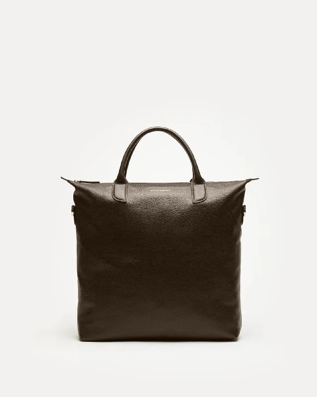 Men's crossbody bag with adjustable straps for a customized fitO'Hare Pebble-Grained Leather Tote