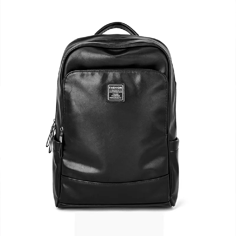 Men's canvas backpack with a durable frame for heavy loadsVersatile 15.6'' Leather Laptop Backpack